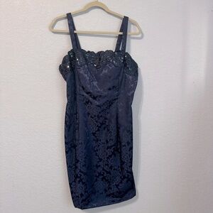 Scott McClintock Vintage Sequined Sleeveless Cocktail Prom Dress Made In USA